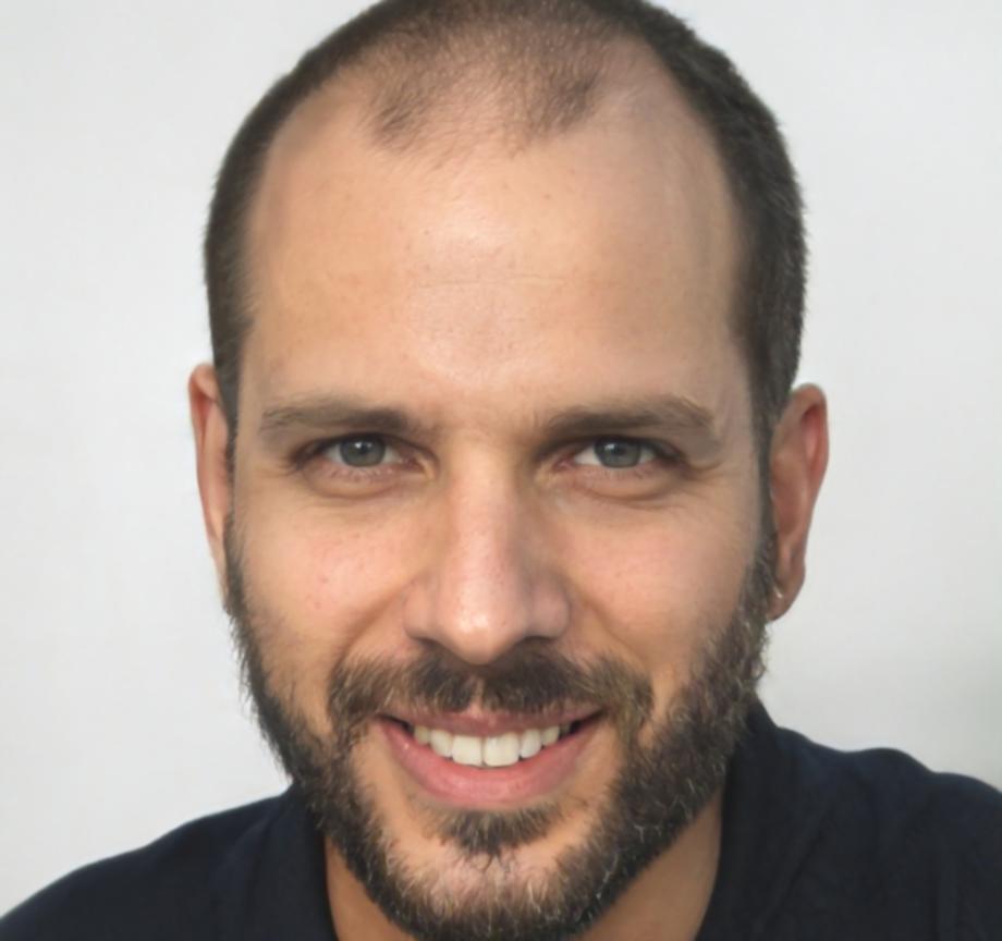 Portrait von einem lächelnden Mann